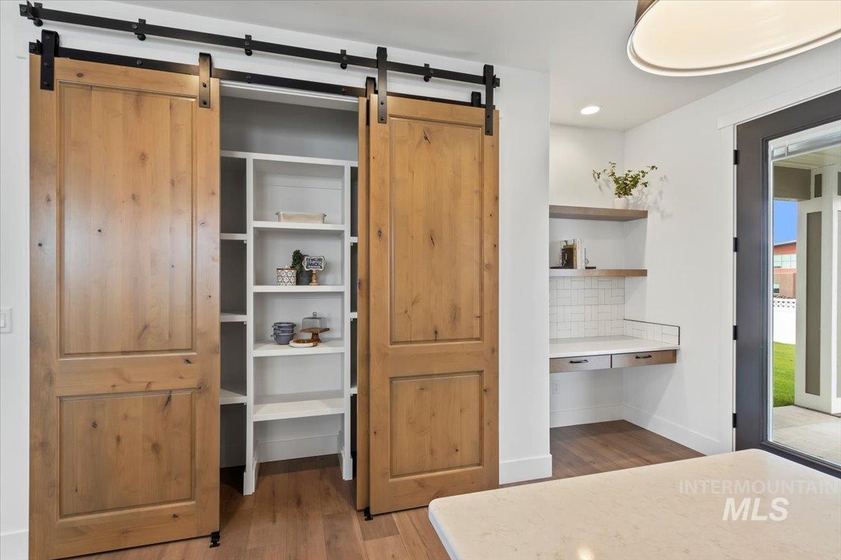 View of storage area