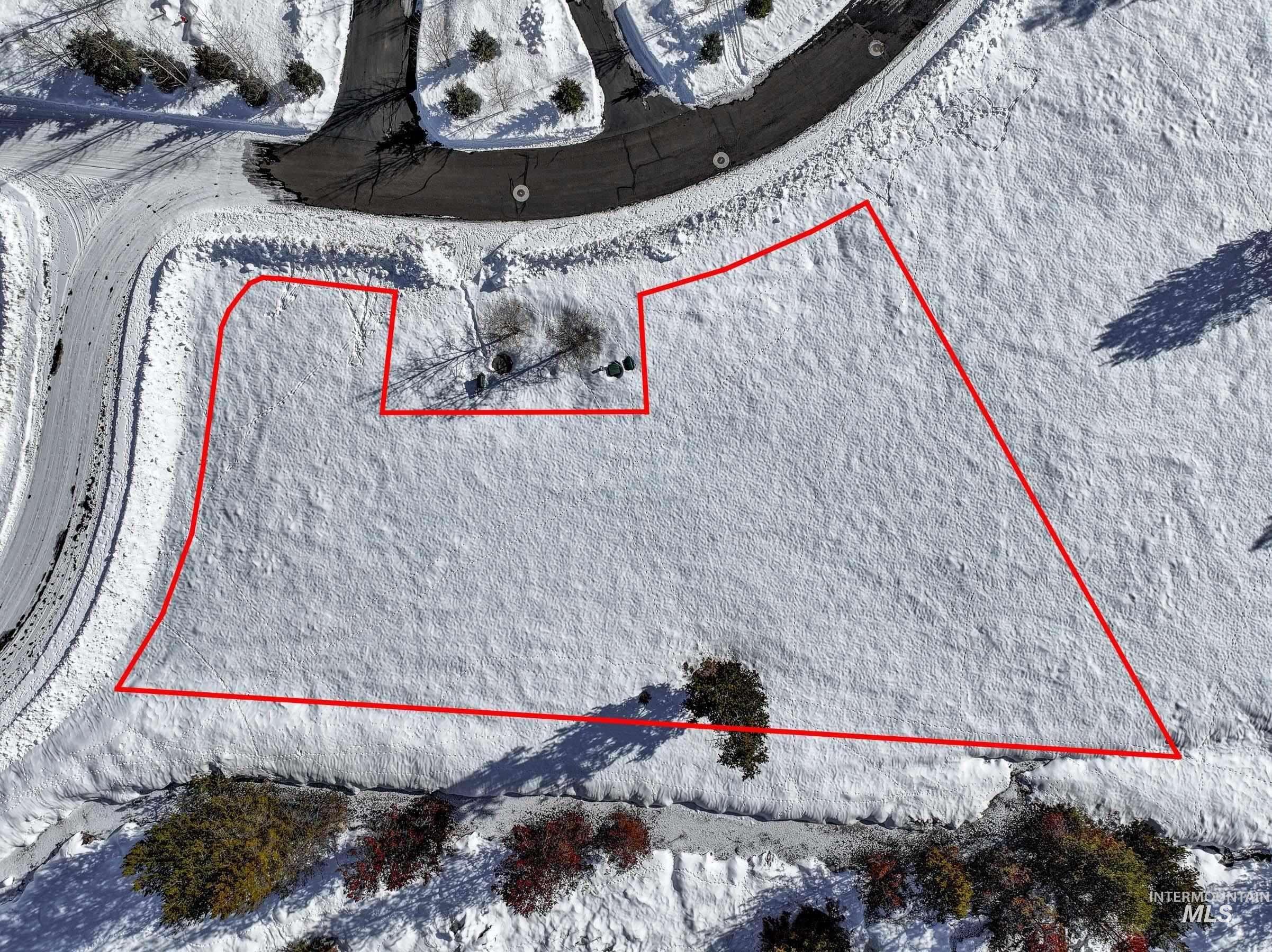 View of property location featuring property parcel outlined