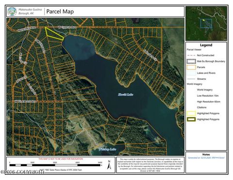 Vacant Land For Sale - L18A No Road Hewitt-whiskey Lake<br/> Skwentna, AK 99676