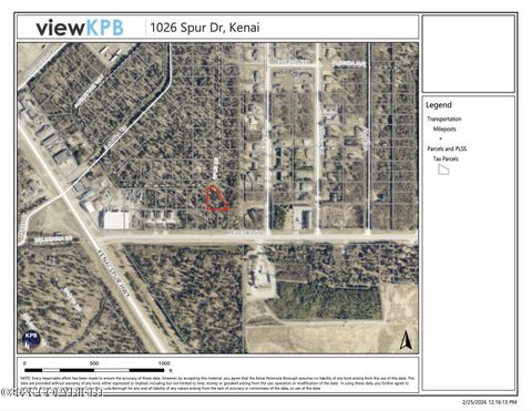 Vacant Land For Sale - 1026 Spur Drive<br/> Kenai, AK 99611