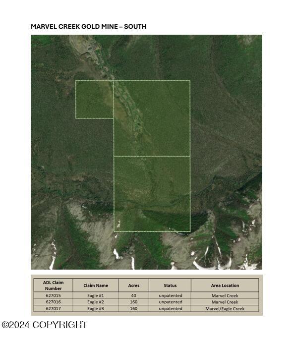 000 MARVEL CREEK GOLD MINE - South