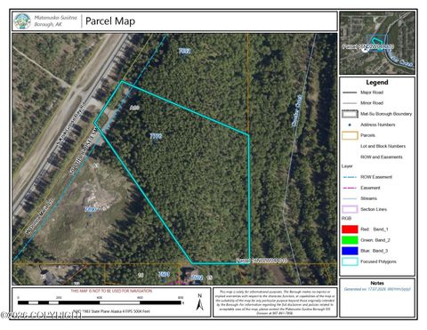 Vacant Land For Sale - 7776 W Donna Marie Lane<br/> Wasilla, AK 99654