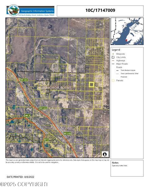 Vacant Land For Sale - 36095 Flinstone Street<br/> Anchor Point, AK 99556
