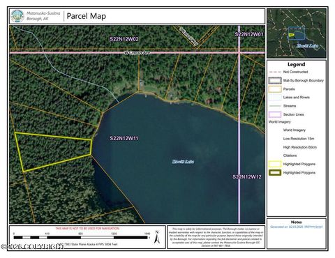 Vacant Land For Sale - L18C No Road Hewitt-whiskey Lake<br/> Skwentna, AK 99667