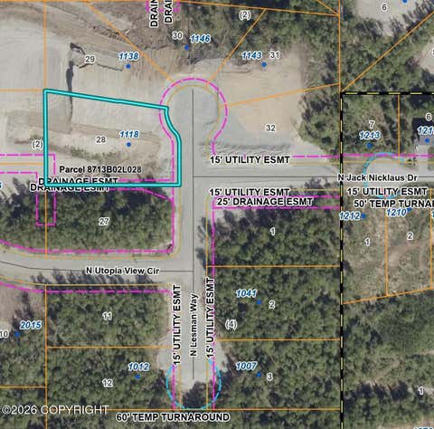 Vacant Land For Sale - 1118 N Leseman Way<br/> Wasilla, AK 99623
