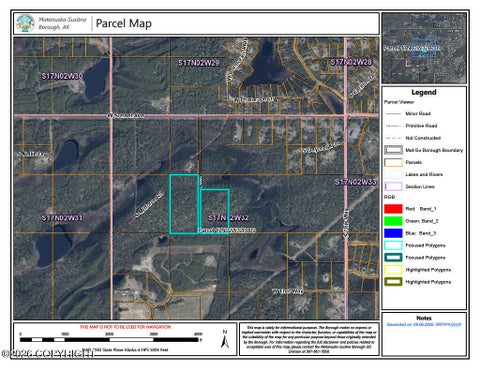 Vacant Land For Sale - 5264 S Jeffery Road<br/> Wasilla, AK 99623