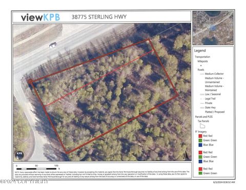 Vacant Land For Sale - 38775 Sterling Highway<br/> Sterling, AK 99672