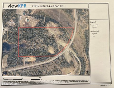 Vacant Land For Sale - 34840 Scout Lk Lp Road<br/> Sterling, AK 99672