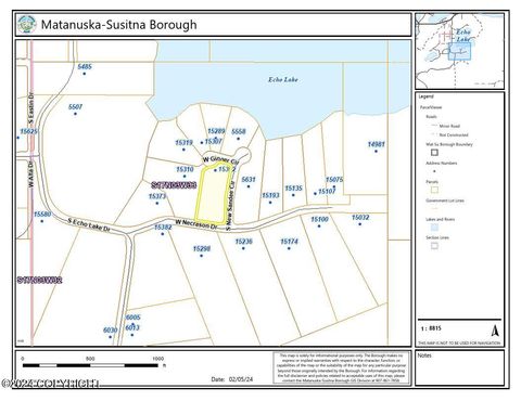 Vacant Land For Sale - 15302 W Ginger Circle<br/> Big Lake, AK 99652