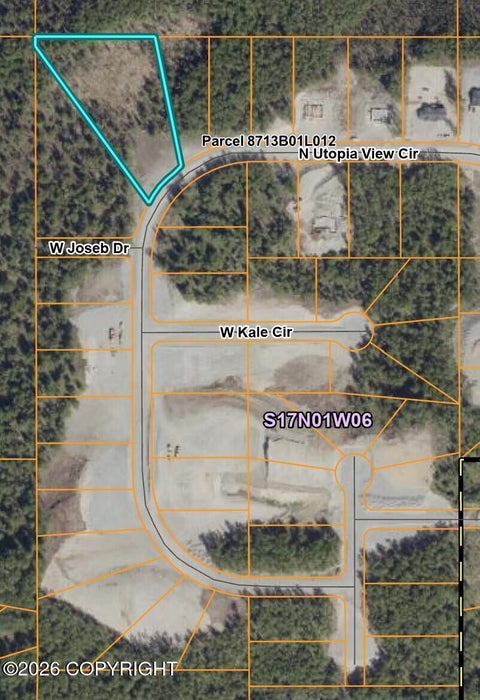 Vacant Land For Sale - 1683 N Utopia View Circle<br/> Wasilla, AK 99623