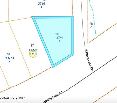 Vacant Land For Sale - 2370 S Birch Lake Drive<br/> Wasilla, AK 99652