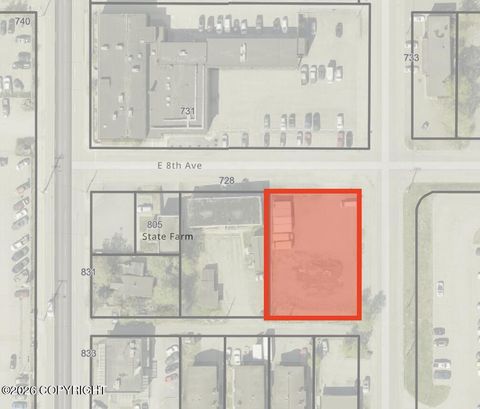 Vacant Land For Sale - 000 E 8th Avenue<br/> Anchorage, AK 99501