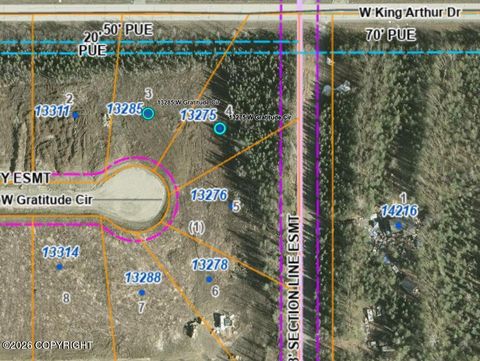 Vacant Land For Sale - 13275 W Gratitude Circle<br/> Houston, AK 99694