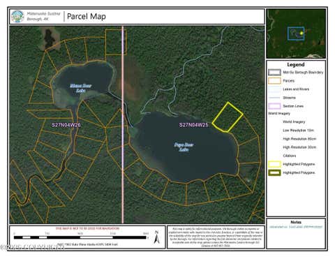 Homes For Sale - 000 Papa Bear Lake<br/> Talkeetna, AK 99676
