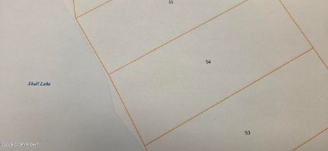 Vacant Land For Sale - L54 Shell Lake<br/> Skwentna, AK 99667