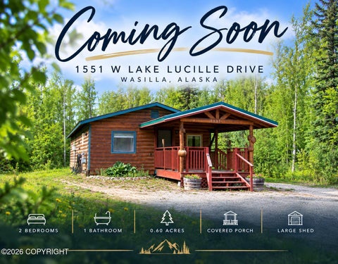Homes For Sale - 1551 W Lake Lucille Drive<br/> Wasilla, AK 99654