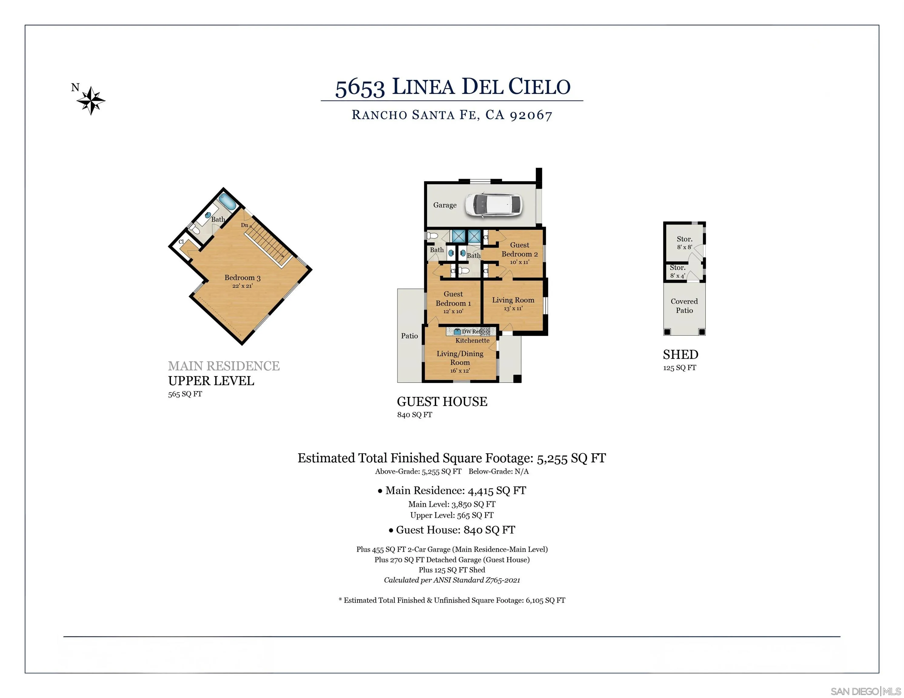 Rancho Santa Fe, California 92067, United States, 5 Bedrooms Bedrooms, ,6 BathroomsBathrooms,Residential,Active,134573