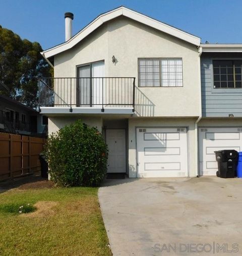 4527  Contour Blvd.  4 San Diego CA 92115