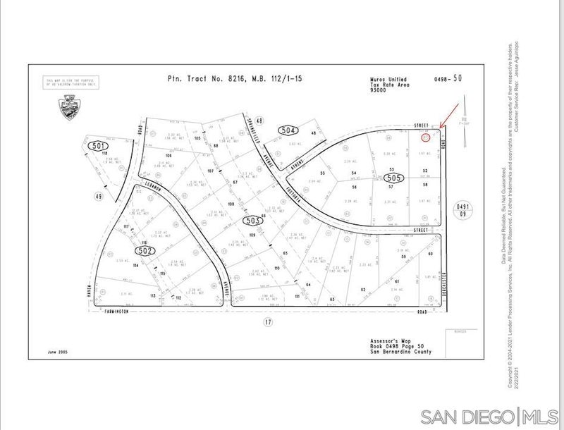 APN 0498-505-07-0000 52