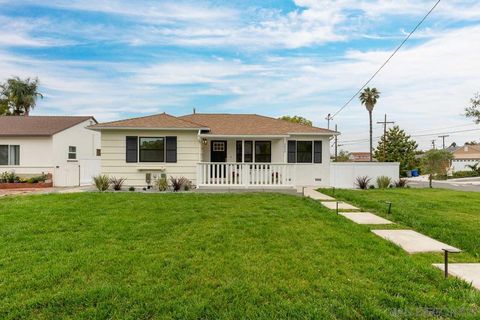 3892  Bass St. La Mesa CA 91941