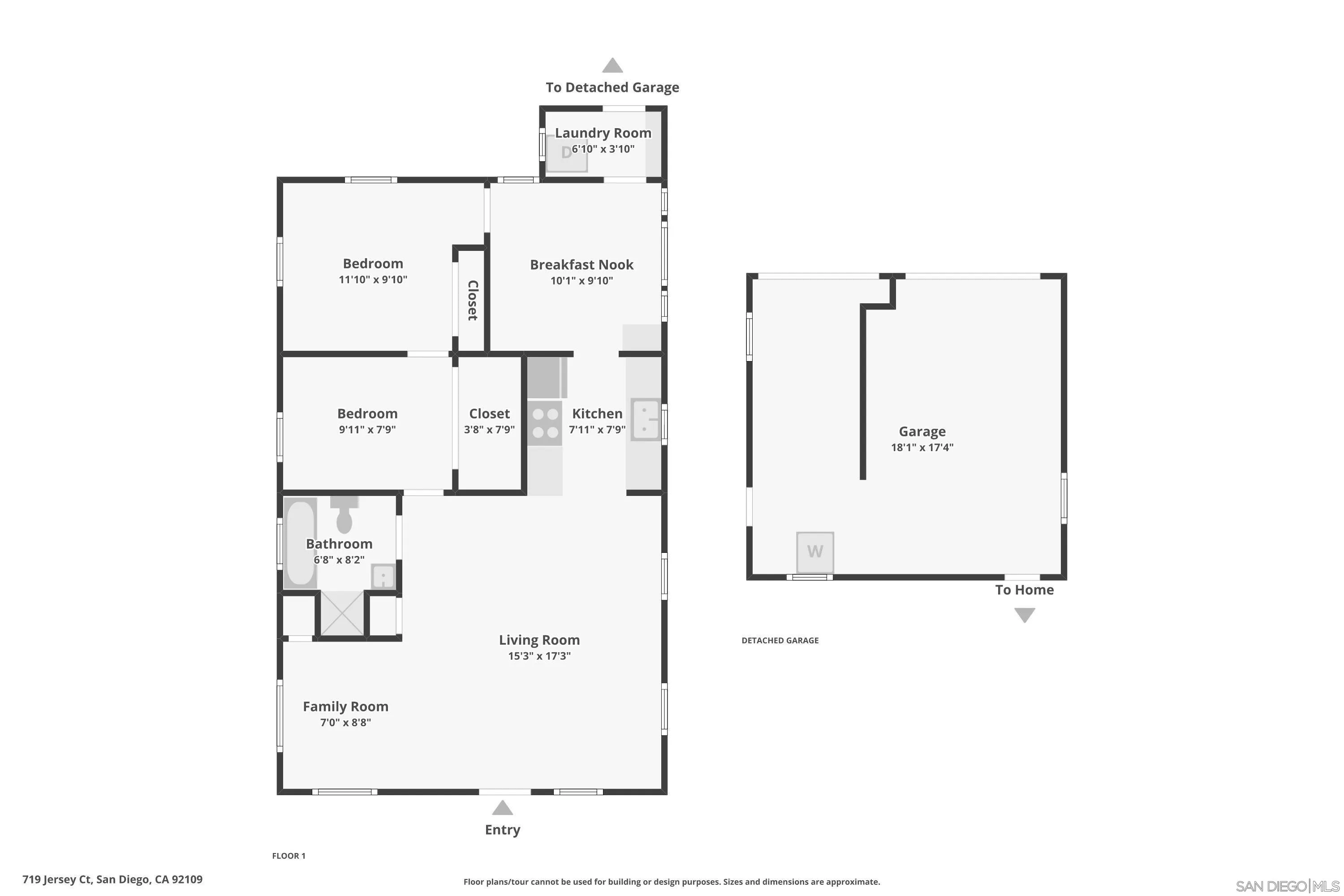 San Diego, California 92109, United States, 2 Bedrooms Bedrooms, ,1 BathroomBathrooms,Residential,Active,4048