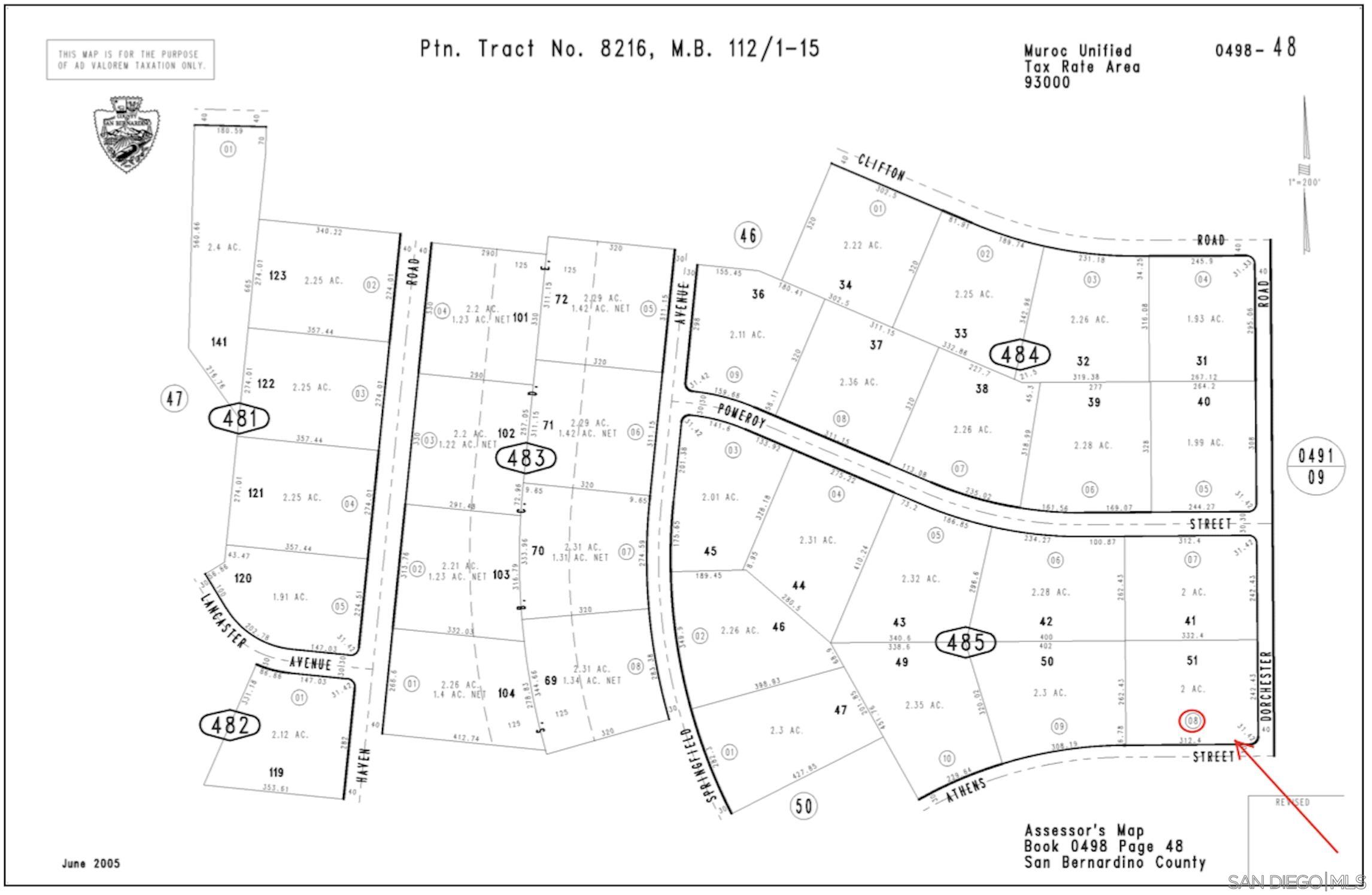 APN 0498-485-08-0000