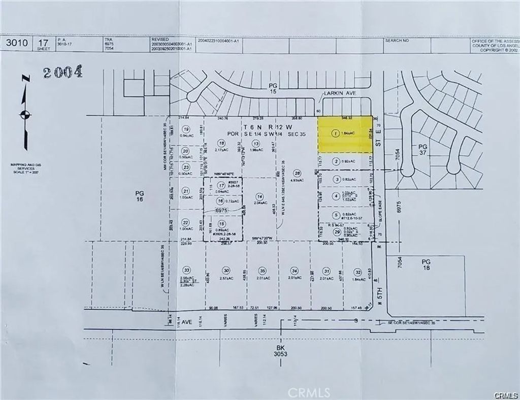 Photo of 0 Vac/5th Ste/Larkin, Palmdale, CA 93550 (MLS # WS26001439)