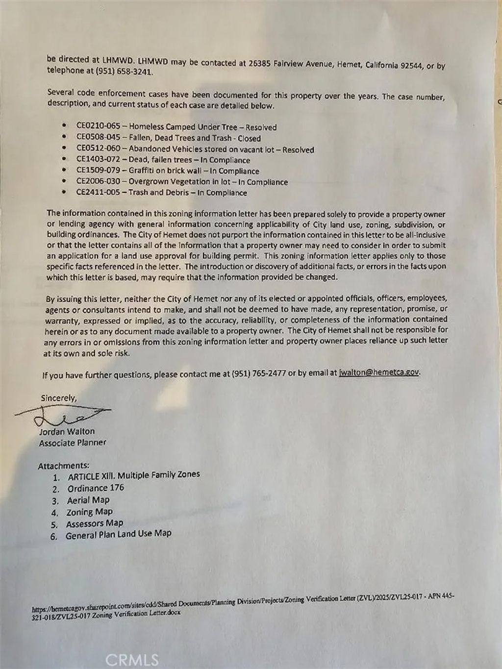 Photo of 160 S San Jacinto St, Hemet, CA 92543 (MLS # PW26031376)