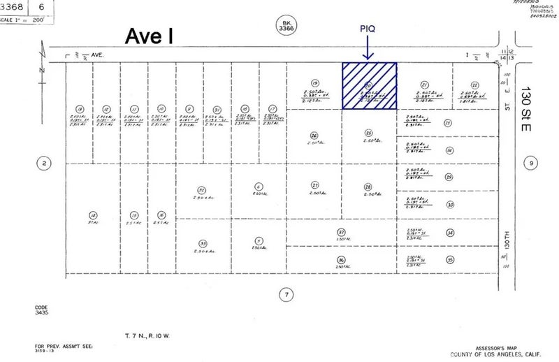 0 E Ave I