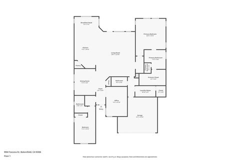Tiny photo for 9904 Toscana Drive, Bakersfield, CA 93306 (MLS # SR25229235)