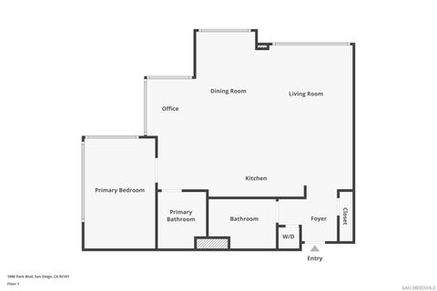 Tiny photo for 1080 Park Blvd #807, San Diego, CA 92101 (MLS # 250041043)
