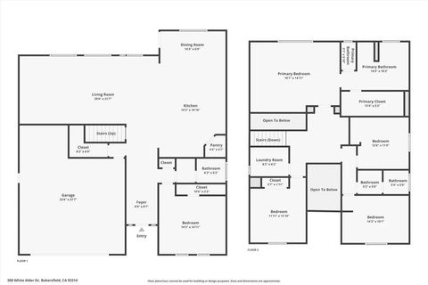 Tiny photo for 308 White Alder Dr, Bakersfield, CA 93314 (MLS # SR25248110)