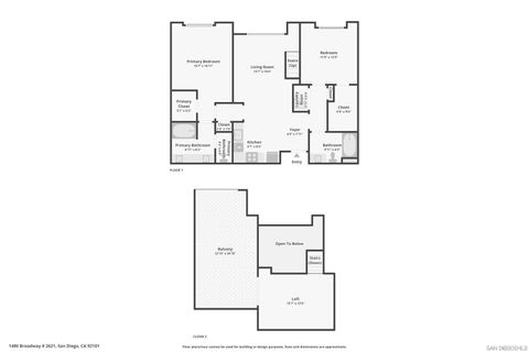 Tiny photo for 1480 Broadway #2621, San Diego, CA 92101 (MLS # 250036924)
