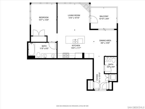 Tiny photo for 1199 Pacific Hwy #2503, San Diego, CA 92101 (MLS # 250031704)