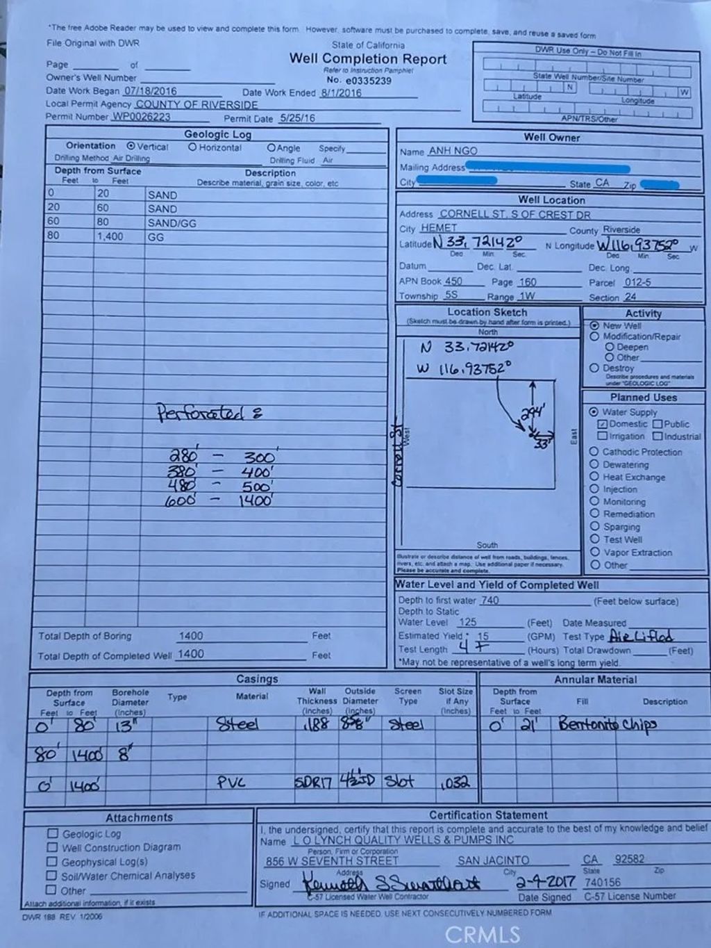 Photo of 27560 Cornell St, Hemet, CA 92544 (MLS # WS25276306)