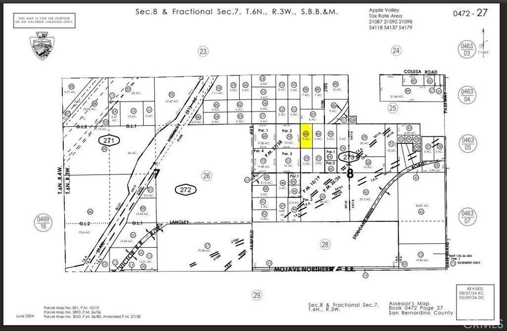Photo of 0 Fairfield(east of), Apple Valley, CA 92307 (MLS # HD26168166)
