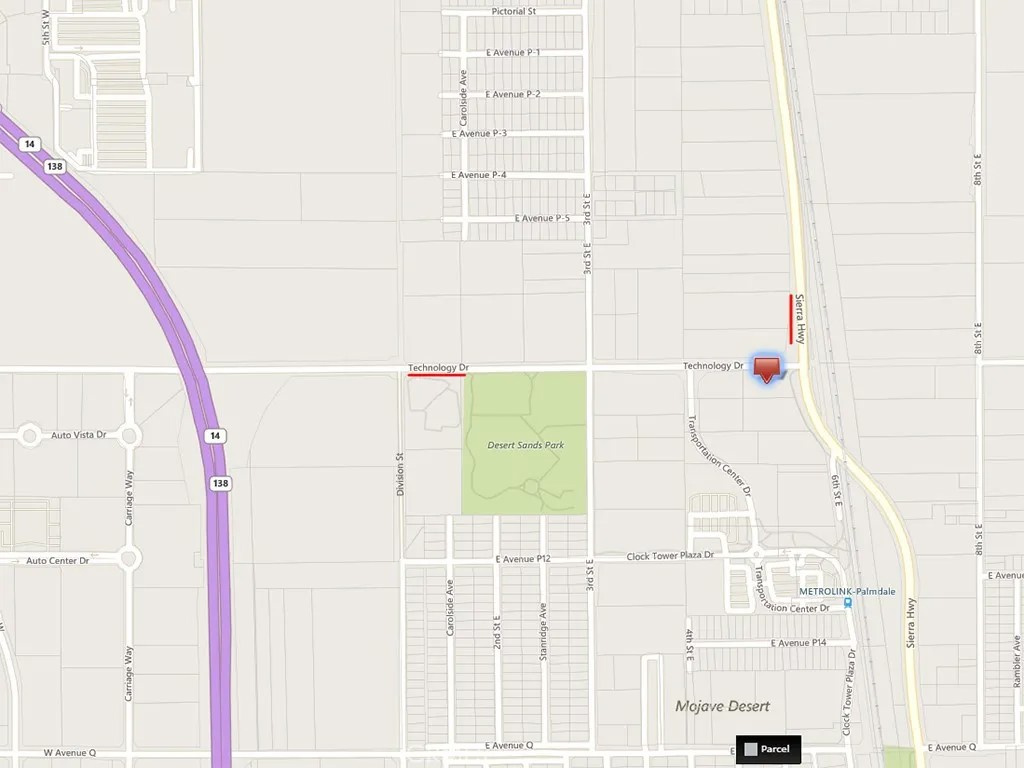 0 SW Corner of Sierra Hwy / P8 (Technology Dr.)