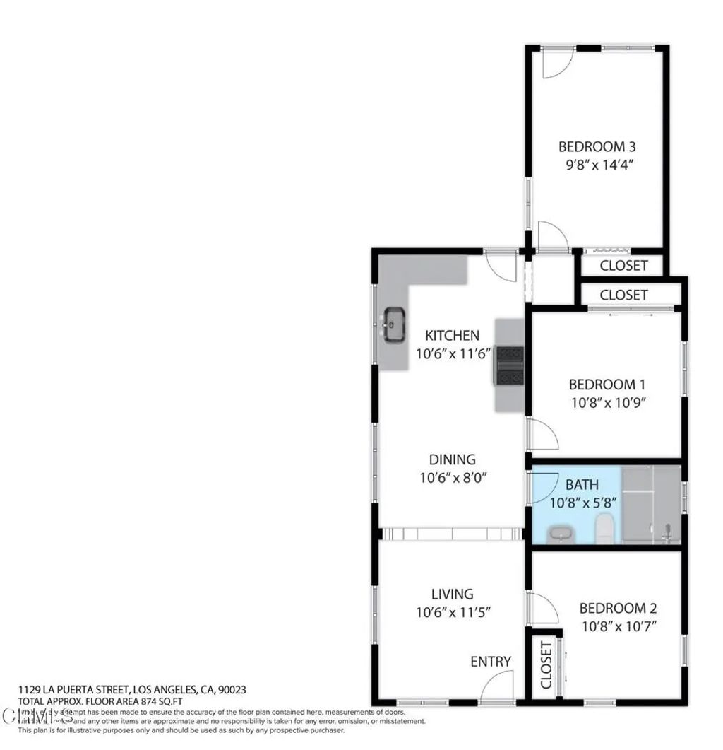 Photo of 1129 La Puerta Street, Los Angeles, CA 90023 (MLS # P1-25610)