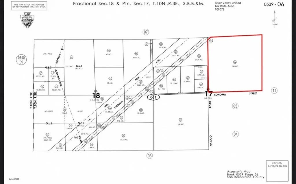 Photo of 0 Mt View, Newberry Springs, CA 92365 (MLS # HD26221325)