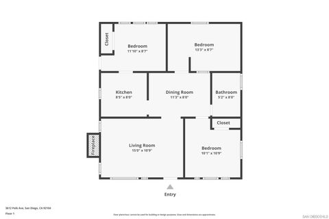 Tiny photo for 3612 Polk Avenue, San Diego, CA 92104 (MLS # 250043064)