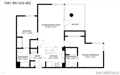Tiny photo for 1441 9th Ave #402, San Diego, CA 92101 (MLS # 250039348)