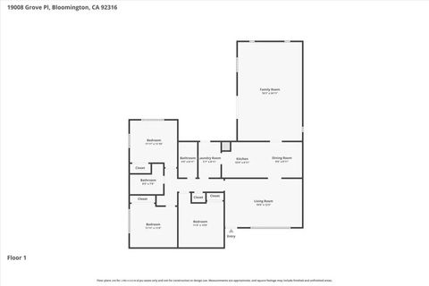 Tiny photo for 19008 Grove Place, Bloomington, CA 92316 (MLS # CV26097304)