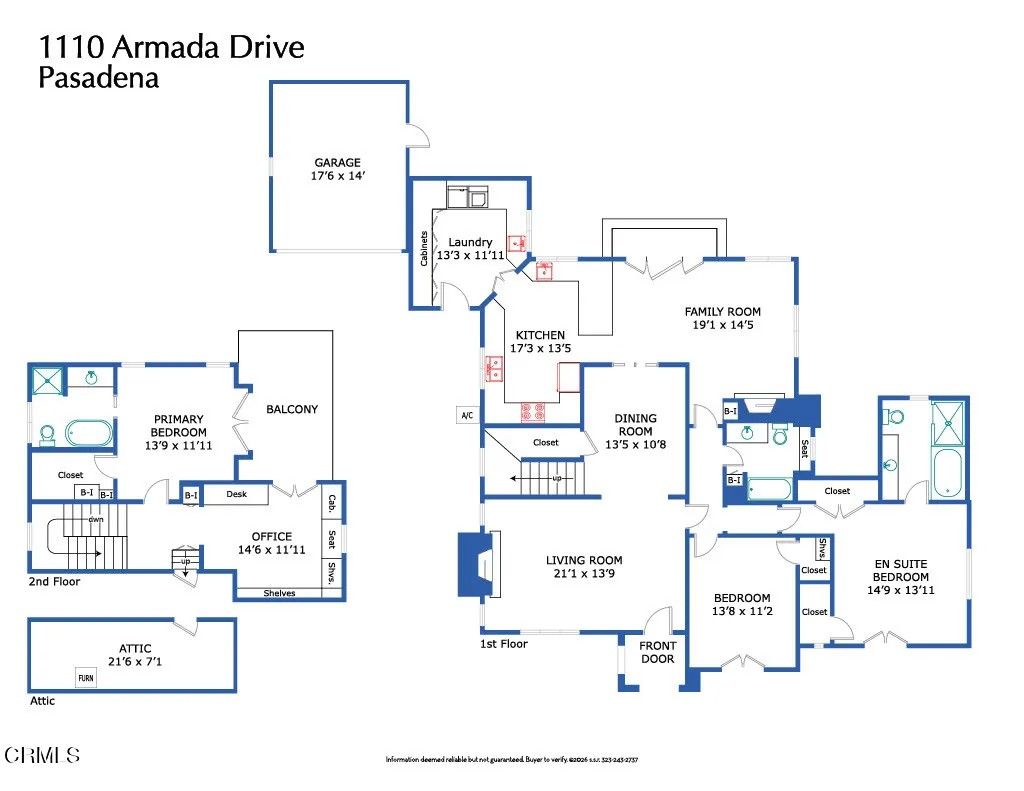 Photo of 1110 Armada Drive, Pasadena, CA 91103 (MLS # P1-27146)