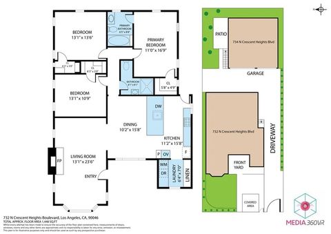 Tiny photo for 732 N Crescent Heights, West Hollywood, CA 90046 (MLS # SR25247596)