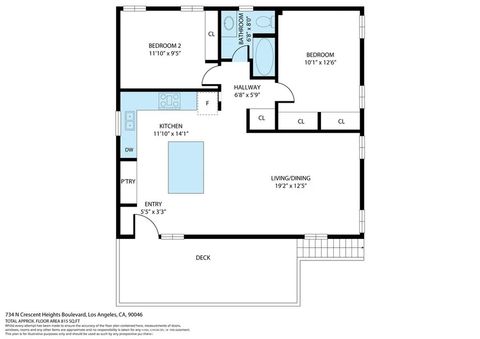 Tiny photo for 732 N Crescent Heights, West Hollywood, CA 90046 (MLS # SR25247596)