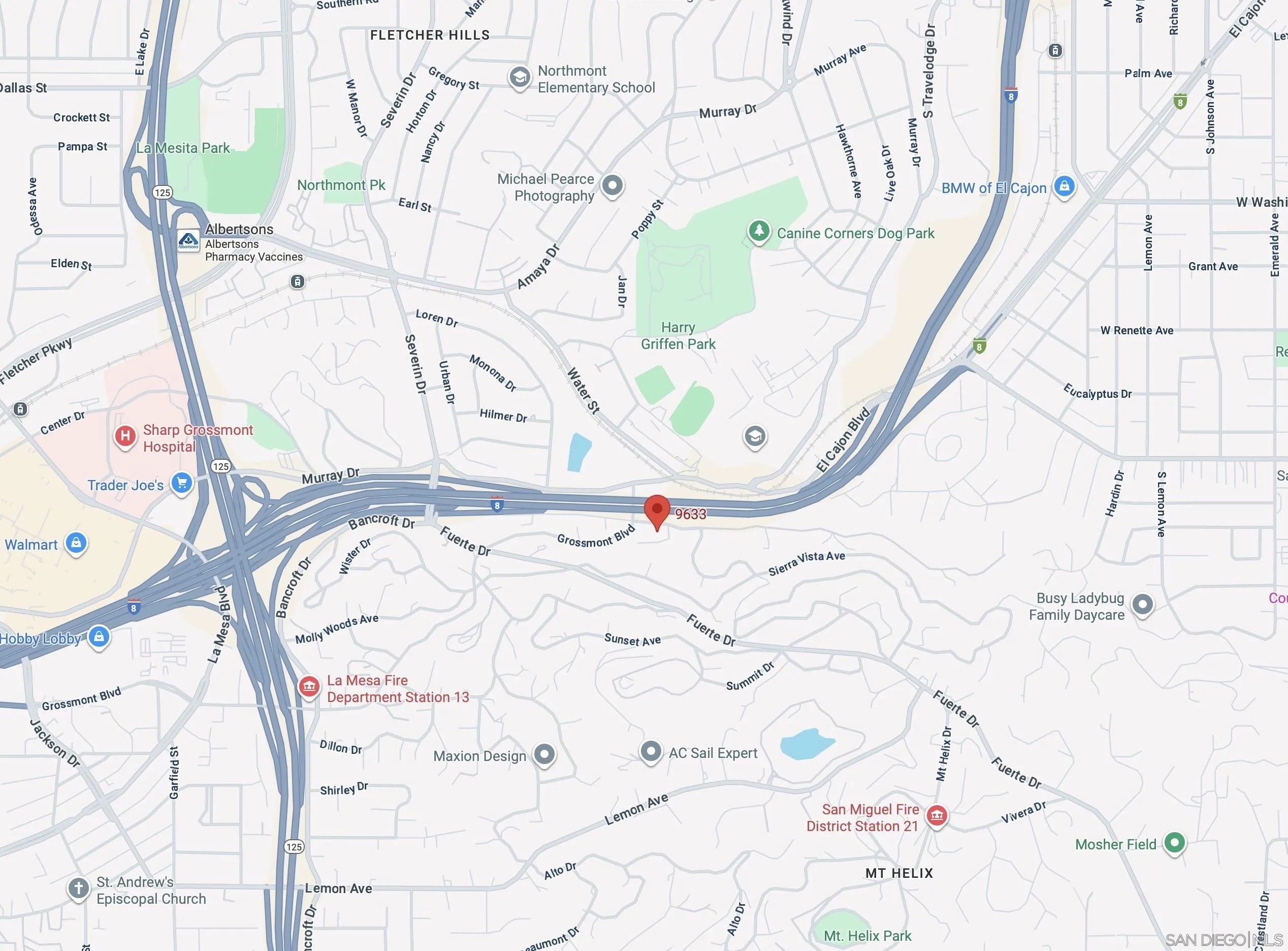 9633 Grossmont Summit Dr.