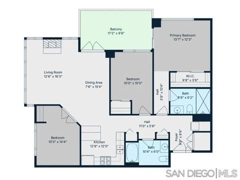 Tiny photo for 850 Beech St #511, San Diego, CA 92101 (MLS # 250038696)
