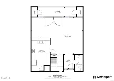 Tiny photo for 301 W G St, San Diego, CA 92101 (MLS # PTP2509031)