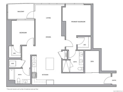Tiny photo for 1160 9th Ave #3801, San Diego, CA 92101 (MLS # 250035816)