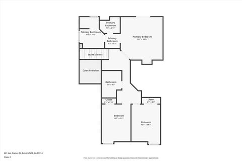 Tiny photo for 601 Las Arenas Court, Bakersfield, CA 93314 (MLS # SR25246144)